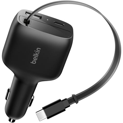 Cargador de coche USB retráctil Belkin