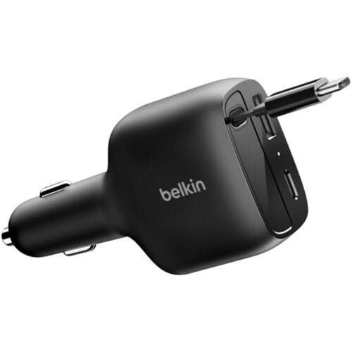 Cargador de coche USB retráctil Belkin