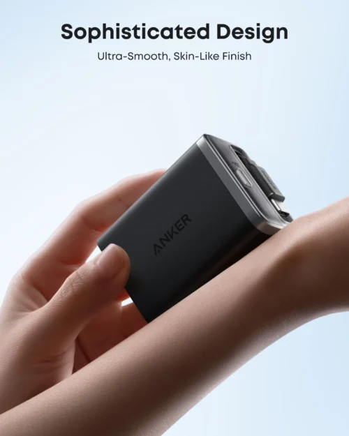 Cargador retractil Anker Nano 35W dual USB-C cable integrado InstaCord El Salvador Mosqueteros Store