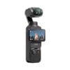 DJI Osmo Pocket handheld gimbal with camera and built-in touchscreen surface visible on the display area.