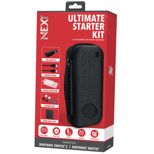 nintendo-switch-el-salvador-next-ultimate-starter-kit nintendo switch el salvador kit de accesorios NEXT NX-NS2SK24 con estuche y cargador 45W en Mosqueteros Store