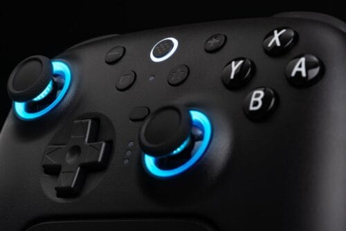 control-8bitdo-ultimate-2-bluetooth-switch Control 8BitDo Ultimate 2 Bluetooth con joysticks TMR y base de carga para Nintendo Switch.