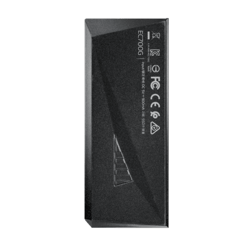 ADATA - Carcasa de unidad SSD M.2 PCIe/SATA EC700G