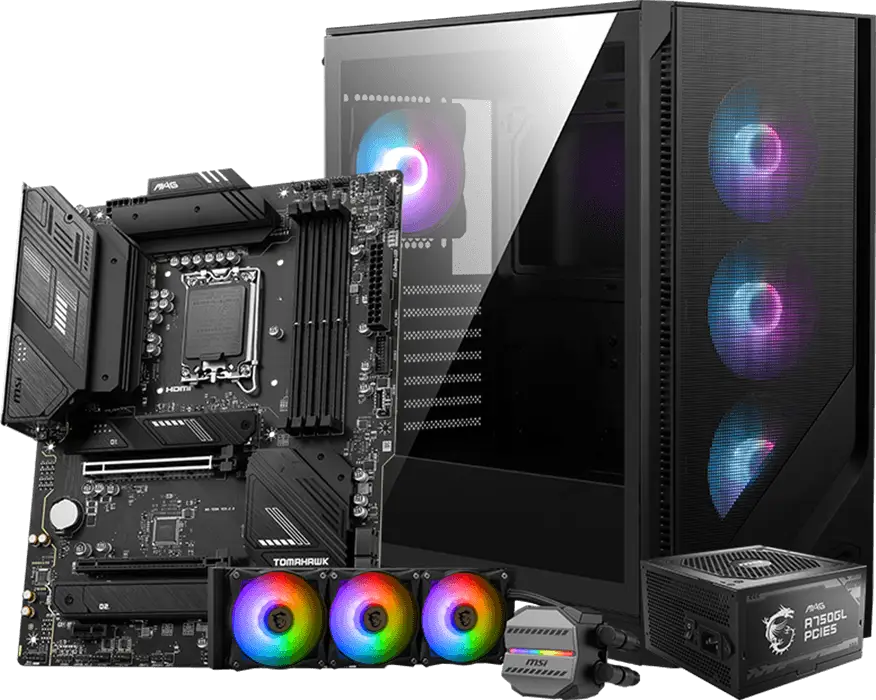 gabinetes de pc msi mag forge 321r airflow de torre media con vidrio templado en Mosqueteros Store El Salvador