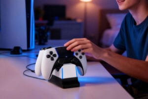 Estación base doble NEXT con 2 baterías como cargador de control xbox Series X en Mosqueteros Store.