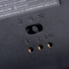 nicety2 Back panel of a wireless device showing Bluetooth and 2.4G mode options with a central pairing button
