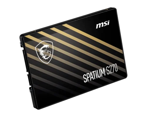 SSD el salvador msi spatium s270 sata 2.5 de 480gb y 960gb en Mosqueteros Store
