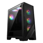 gabinetes de pc msi mag forge 120a airflow de torre media con vidrio templado en Mosqueteros Store El Salvador