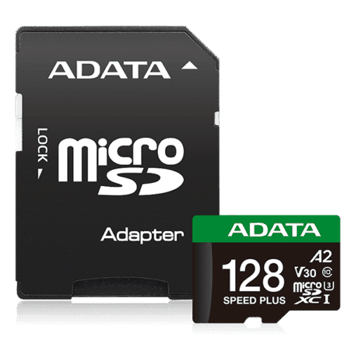 r200_microsdxc_ui3v30s_a2_adapter_pd_128gb ADATA - microSDXC UHS-I U3 A2 Clase 10
