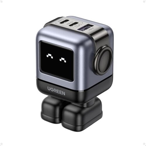 UGREEN - Uno 65W GaN USB-C de 3 Puertos con Pantalla LED