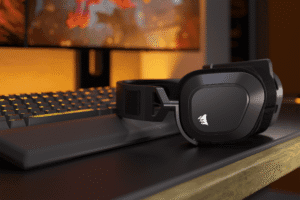 Corsair HS80 MAX Wireless vista lateral