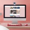 logitech-desk-mat-studio-series-dark-rose-lifestyle-gallery-4 Logitech - Alfombrilla de Escritorio Studio Series 70 x 30 cm