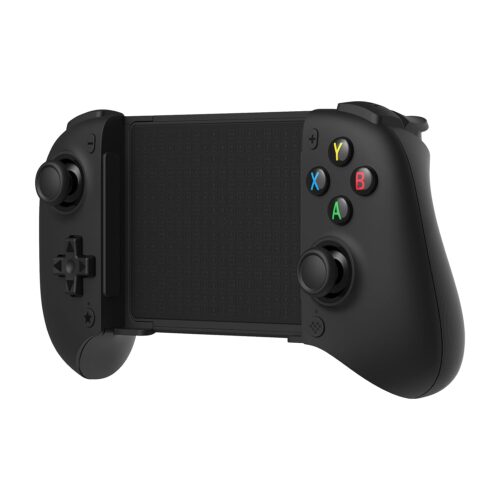 aba926c4d06523c9b2e7f3e2677b63841e404e19.jpg Control 8BitDo Ultimate Mobile negro visto en perspectiva
