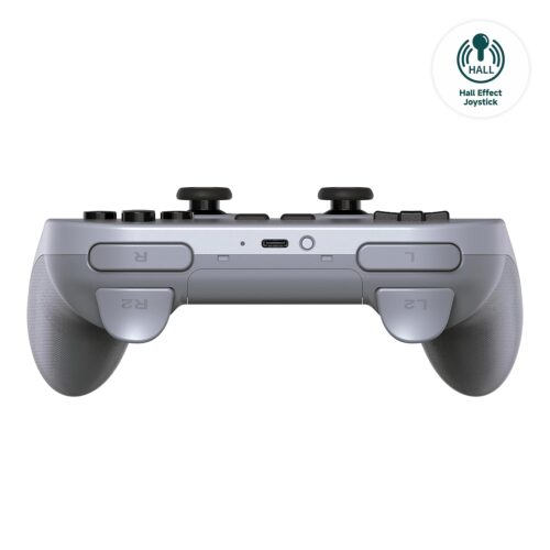 abc7f181b18fe6085a6dc2ae4113eef652c72a70.jpg 8BitDo - Control Pro 2 Bluetooth Hall Effect – Gris