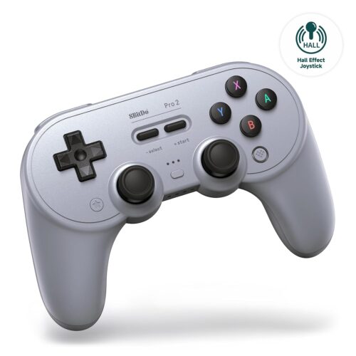 8BitDo - Control Pro 2 Bluetooth Hall Effect – Gris