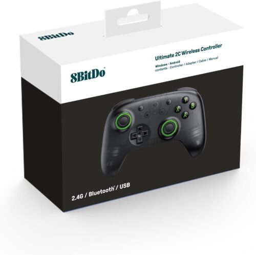d85ddde9ece561e2f1d8cd67402658219e057ea7.jpg Caja del control 8BitDo Ultimate 2C Bluetooth negro
