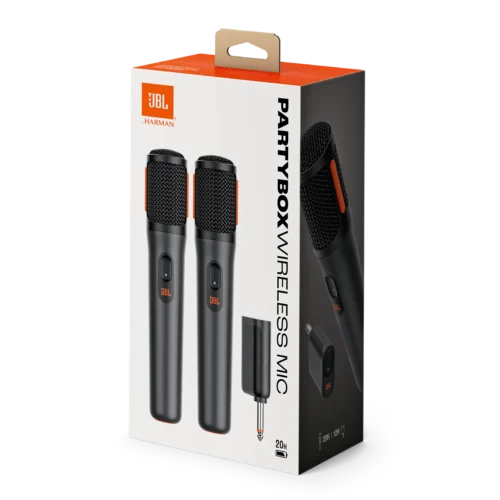 JBL - Micrófonos inalámbricos PartyBox - Kit de 2 JBL - Micrófonos inalámbricos PartyBox - Kit de 2 JBL JBLPBWIRELESSMICAM