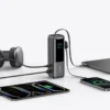Anker - Power Bank 25000mAh 165W con cables USB-C integrados – Space Black Anker A1695H11