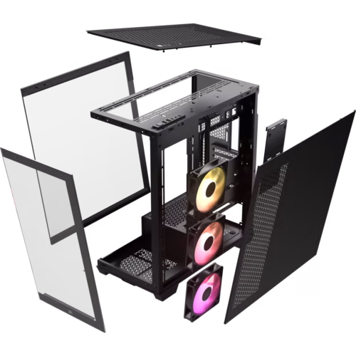 Corsair - Case 3500X ARGB Negro con Vidrio Panorámico Corsair - Case 3500X ARGB Negro con Vidrio Panorámico Corsair CC-9011278-W