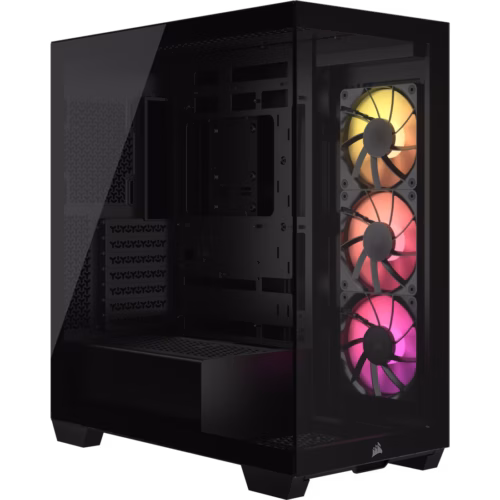Corsair - Case 3500X ARGB Negro con Vidrio Panorámico Corsair CC-9011278-W