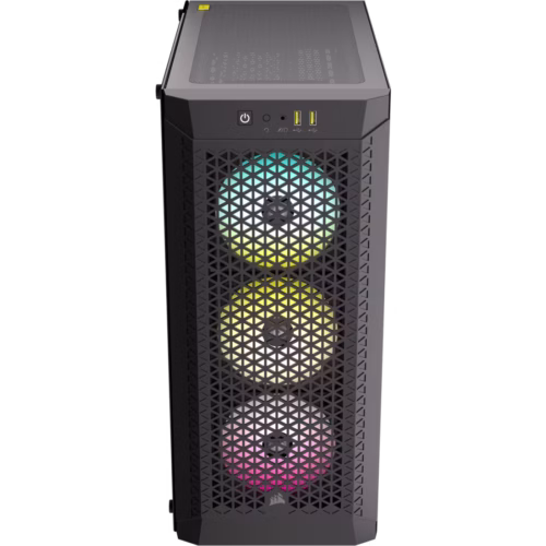Corsair - Case 480T RGB Airflow Negro con Vidrio Templado Corsair - Case 480T RGB Airflow Negro con Vidrio Templado Corsair CC-9011272-W