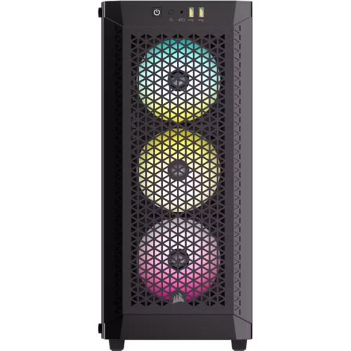 Corsair - Case 480T RGB Airflow Negro con Vidrio Templado Corsair - Case 480T RGB Airflow Negro con Vidrio Templado Corsair CC-9011272-W