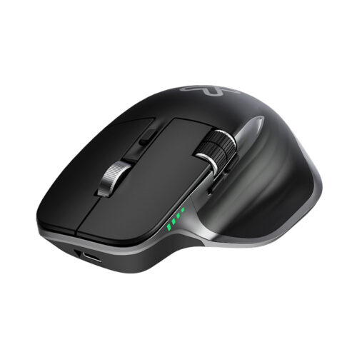 KlipXtreme - Mouse KMB-550 ThumbGlide inalámbrico ergonómico – Negro KMB-550