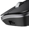 KlipXtreme - Mouse KMB-550 ThumbGlide inalámbrico ergonómico – Negro KMB-550