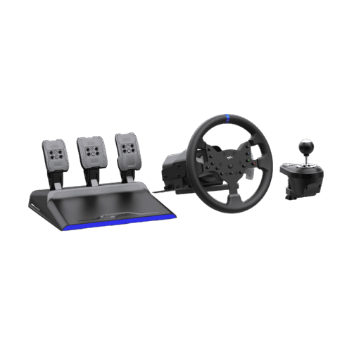 PXN - Volante V99 con Force Feedback, Pedales y Palanca 6+R para PC y Xbox PXN - Volante V99 con Force Feedback, Pedales y Palanca 6+R para PC y Xbox CTR2029