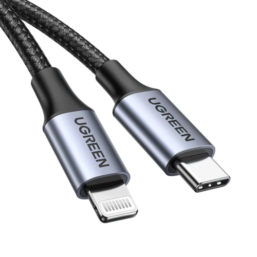 UGREEN - Cable US304 USB-C a Lightning 1.5 m MFi – 60760 UGREEN - Cable US304 USB-C a Lightning 1.5 m MFi – 60760 UGREEN A66751