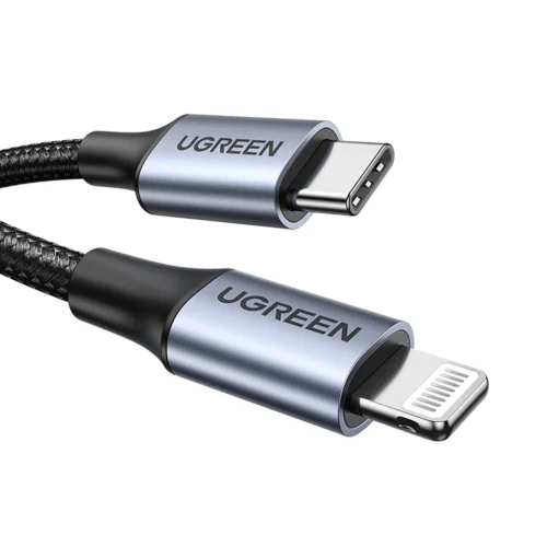 UGREEN - Cable US304 USB-C a Lightning 1.5 m MFi – 60760 UGREEN - Cable US304 USB-C a Lightning 1.5 m MFi – 60760 UGREEN A66751