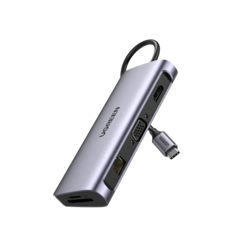 UGREEN - Hub USB-C CM179 10 en 1 HDMI 4K, VGA y PD 100W – 80133 A70503